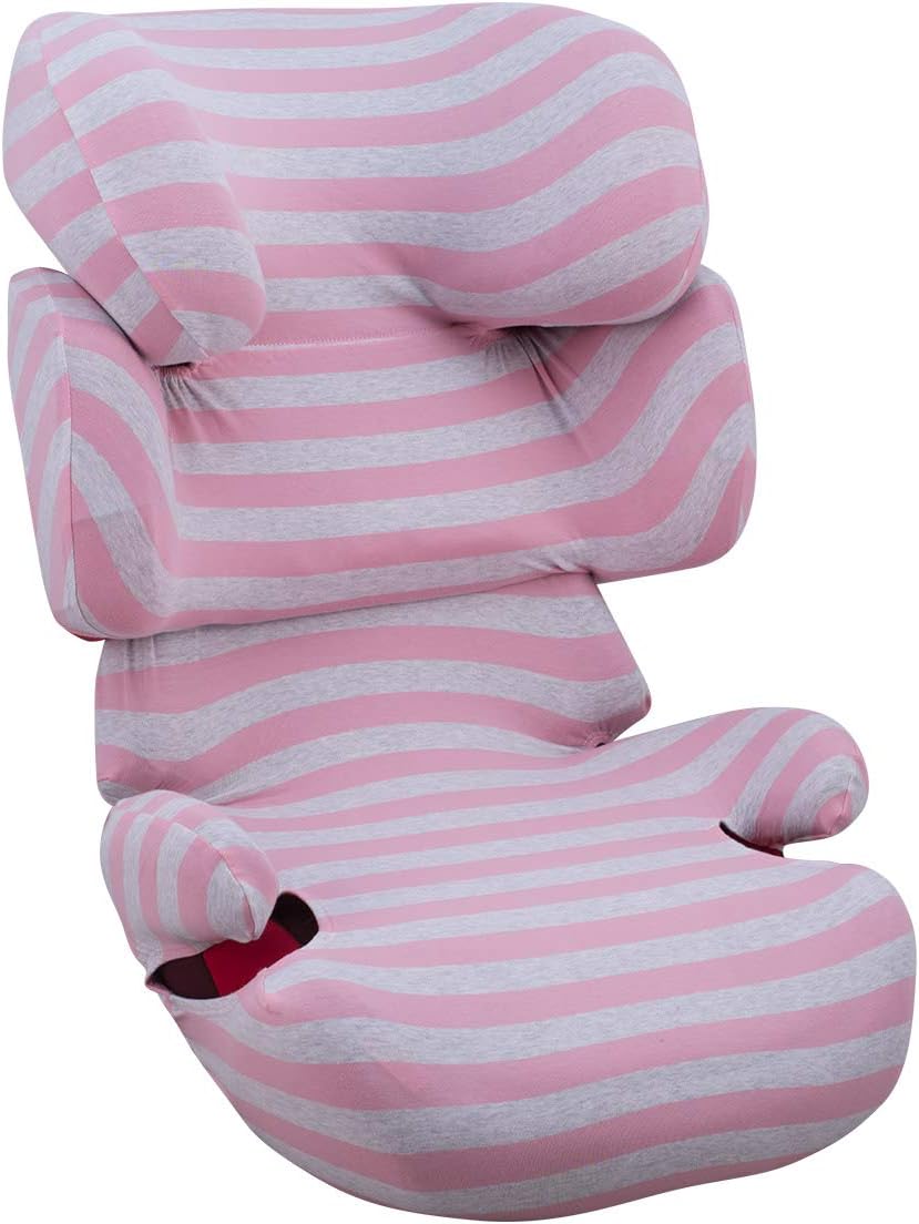 JYOKO KIDS Bezug für Autositz Kompatibel mit Cybex Solution Fix (Pink Island), Pink Island