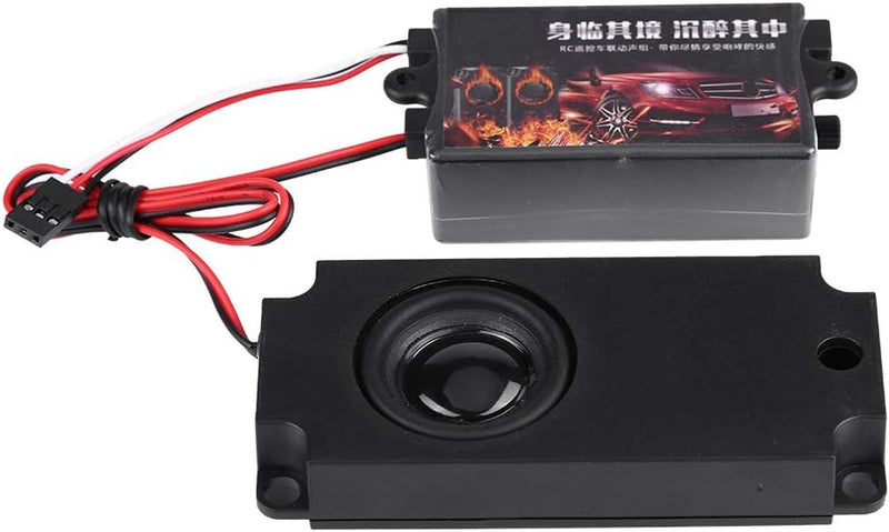 RC Auto Motor Sound Simulator, RC Car Engine Sound Simulierter mit 1 Lautsprecher für 1/10 Fahrzeugm