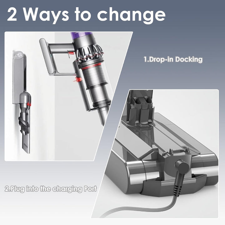 BLESYS Ersatzakku für Dyson V11, Screw-in-Version, Screw-in-Version