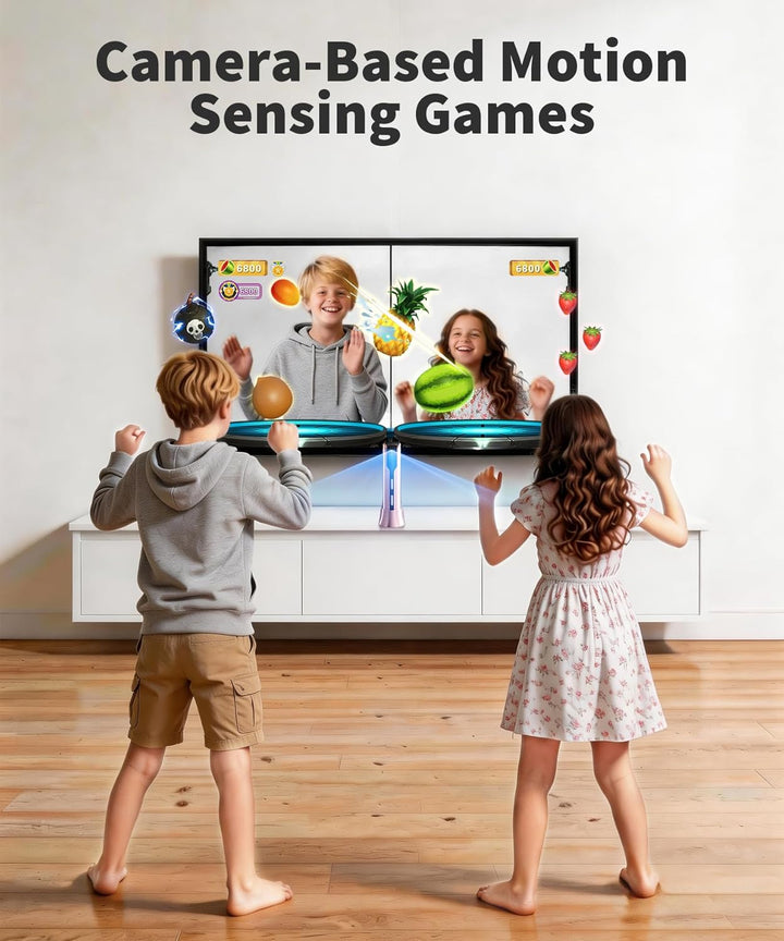 Spielkonsole für Kinder mit Bewegungsspielen, Plug & Play TV-Spielkonsole, ideal für Indoor-Bewegung