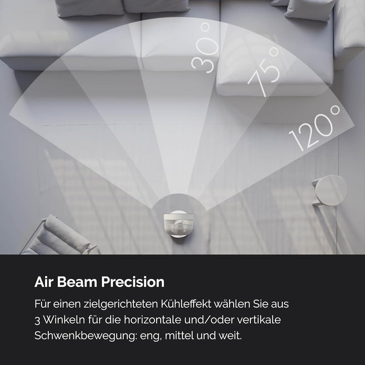 MEACO MeacoFan Sefte® Standventilator - höhenverstellbar Ventilator mit leistungsstarkem Luftstrom -