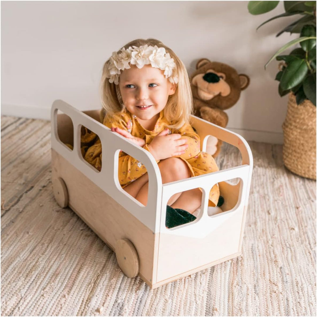 EWART WOODS Aufbewahrungsbox für Kinderspielzeug, Holz, Bücherregal, Babyzimmer, Möbel, Bücherregal,