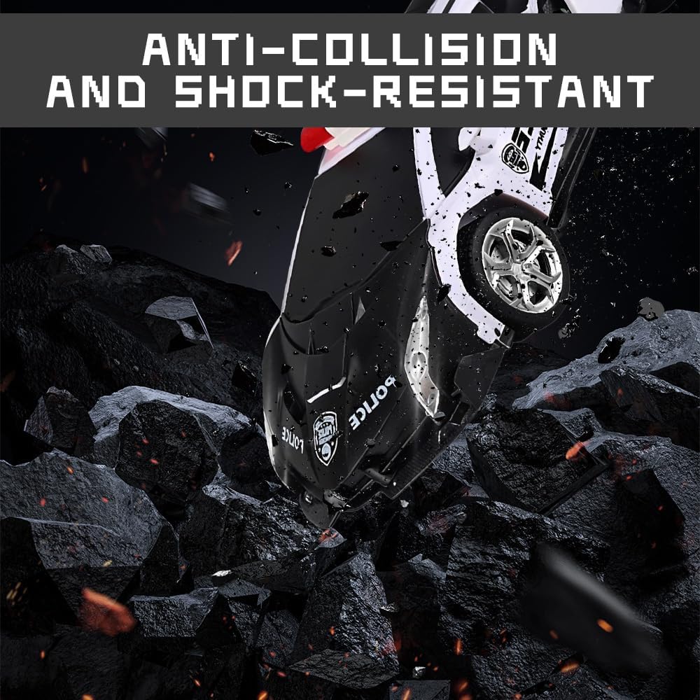 2 in 1 Transformator Ferngesteuertes Auto,1:18 Transformator Spielzeug,RC Auto Transform Roboter Spi