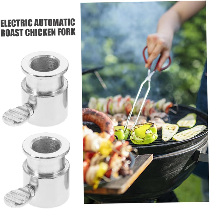 UPKOCH 5 Stück BBQ Grillbesteck aus Stabilem Eisen mit Wiederverwendbarer Limit Hülle für Grillgabel