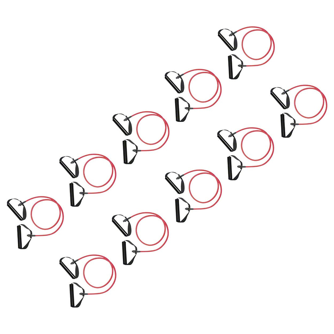 Sport-Tec Fitness Tube, 10er Set stark - rot, stark - rot