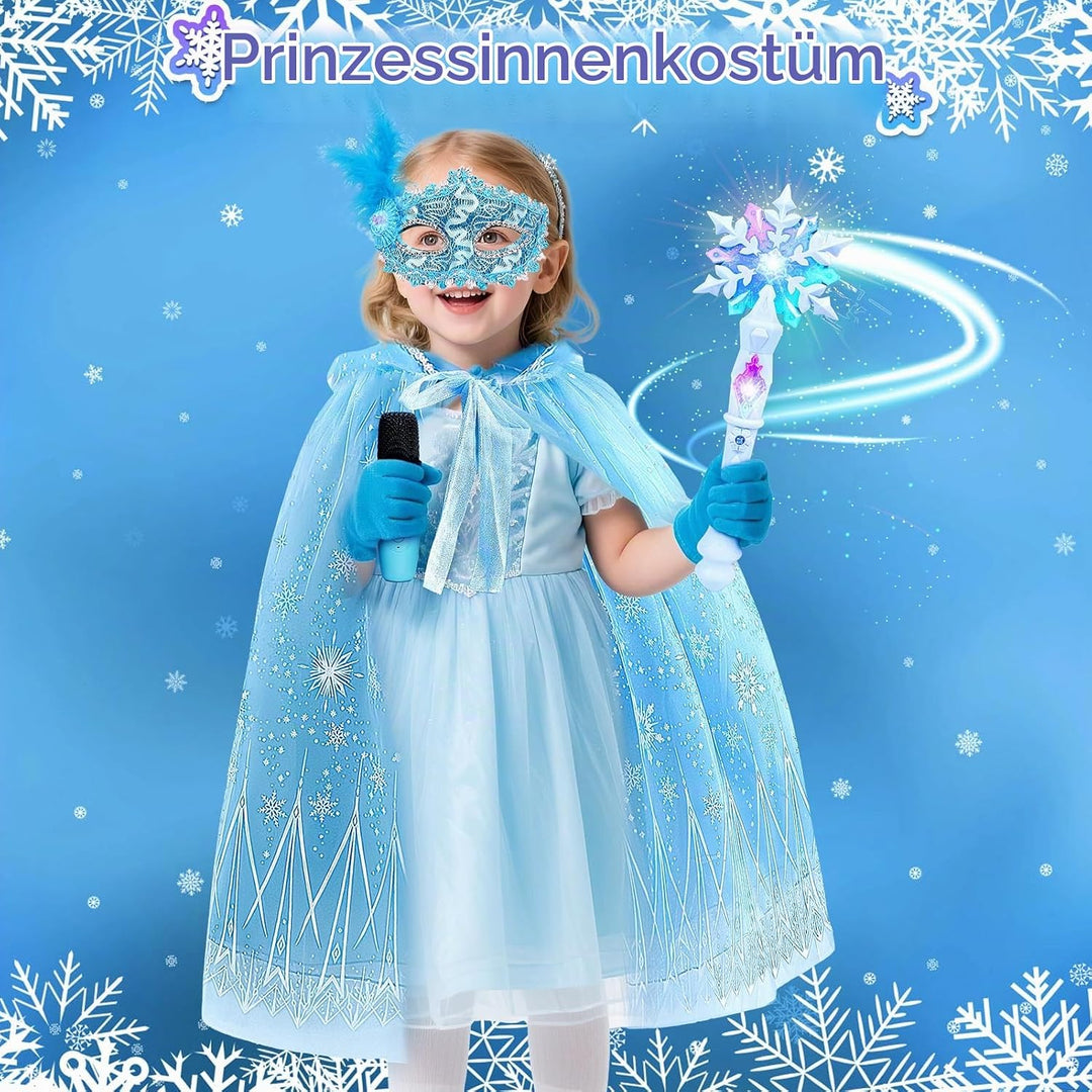 G.C ELSA Eiskönigin Spielzeug Geschenk für Mädchen 4 5 6 7 8 Jahre, Mini Karaoke Maschine mit Kinder