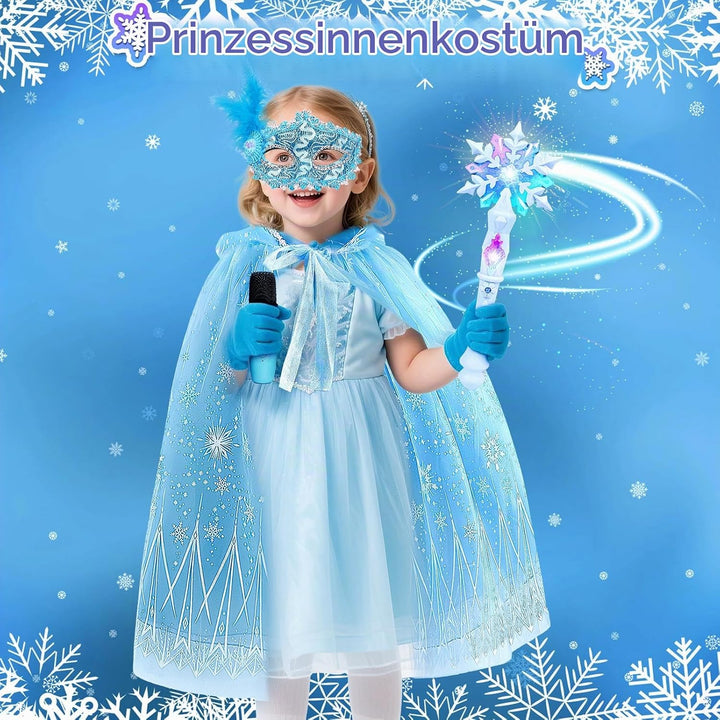G.C ELSA Eiskönigin Spielzeug Geschenk für Mädchen 4 5 6 7 8 Jahre, Mini Karaoke Maschine mit Kinder