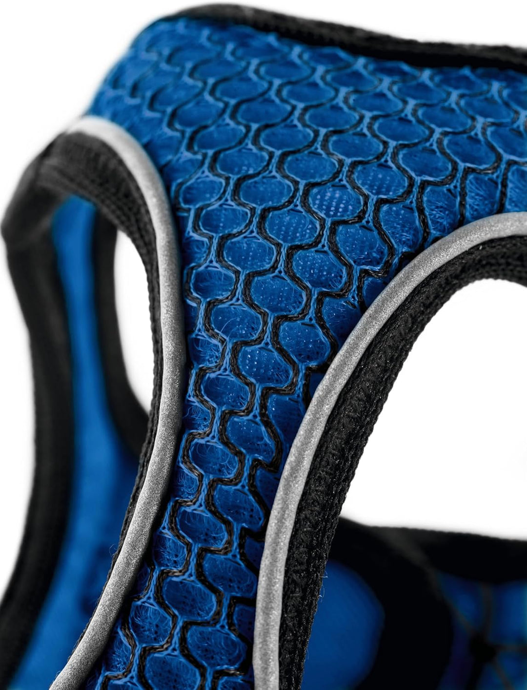 HUNTER HILO COMFORT Geschirr für kleine Hunde mit Netzmaterial und reflektierenden Elementen, blau,