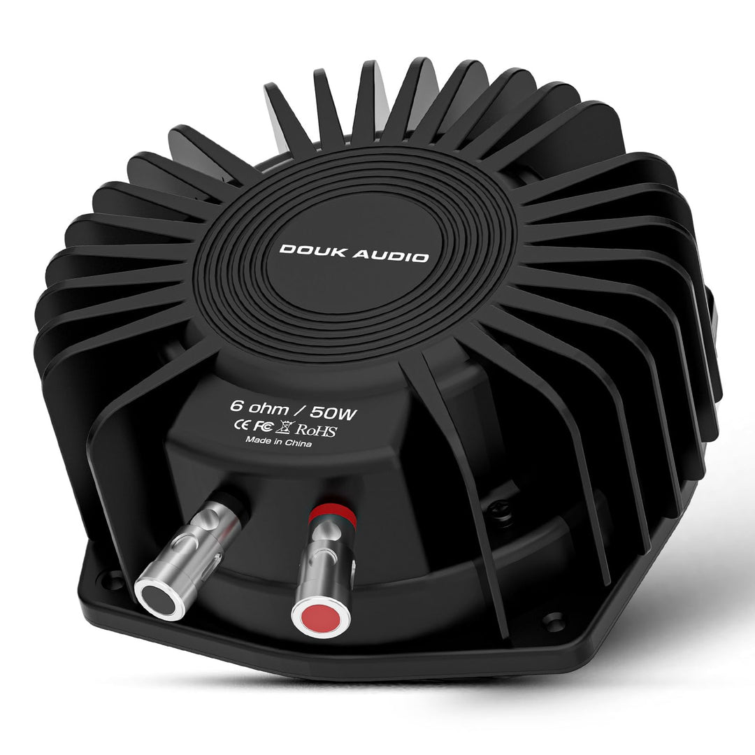 Douk Audio BS-1 Bass Shaker: 50W Hochleistungs Buttkicker – Taktiler Wandler – Subwoofer Tieftöne fü