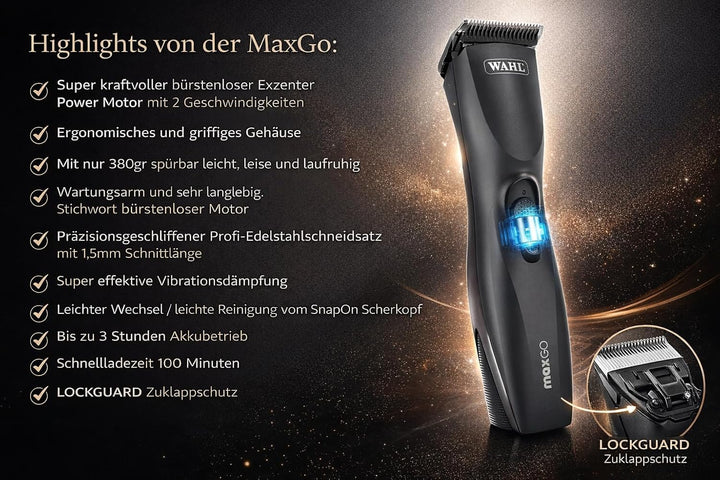 Moser Rotschopf24 Edition: Profi Schermaschine + acht Metallaufsätze! Sehr Gute Qualität!!