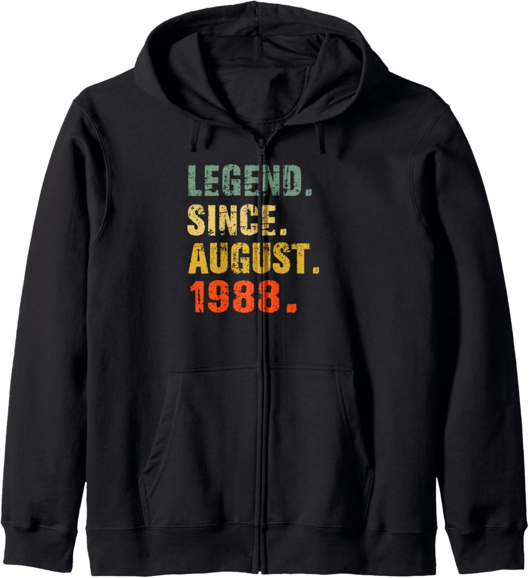 34 Jahre alte Geschenke zum 34. Geburtstag von Legend Since August 1988 Kapuzenjacke