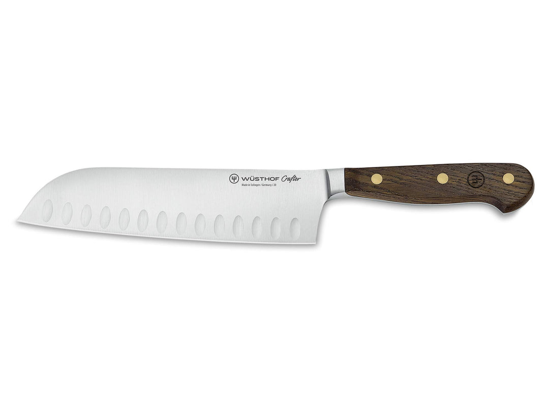 WÜSTHOF Crafter Santoku 17 cm, Silber 17 cm Santoku Single