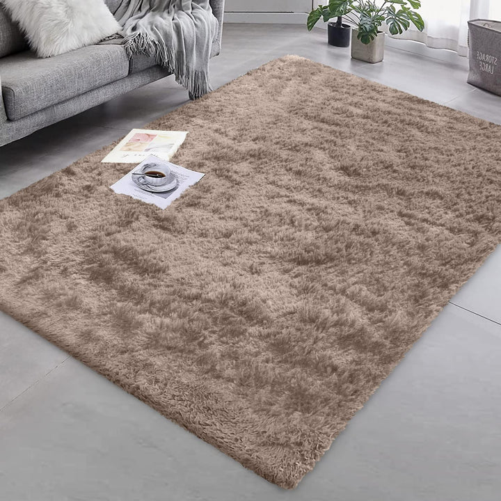 Granbest Shaggy Teppich Hochflor Langflor Teppiche für Wohnzimmer Moderner Flauschiger Kurzflor Tepp