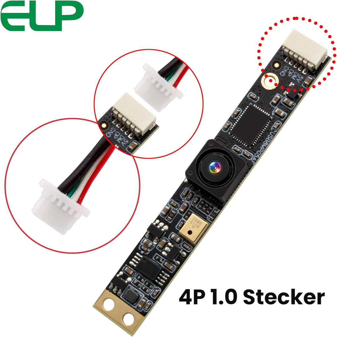 G 8MP USB Kameramodul mit Mikrofon Weitwinkel PC Kamera für Computer 4K Lightburn Kamera für Lasergr