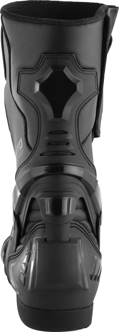Bogotto Assen WR 2.0 wasserdichte Motorrad Stiefel Schwarz 43 EU, Schwarz 43 EU