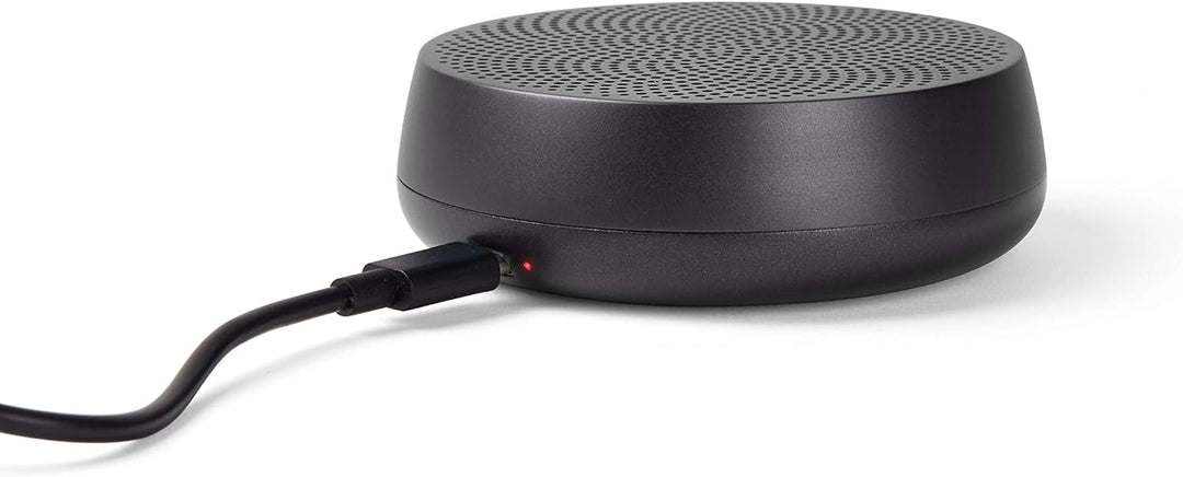 Lexon Mino L - Haut-parleur Compatible Bluetooth 5W, Rechargeable, Mains libres, USB-C - Aluminium/M