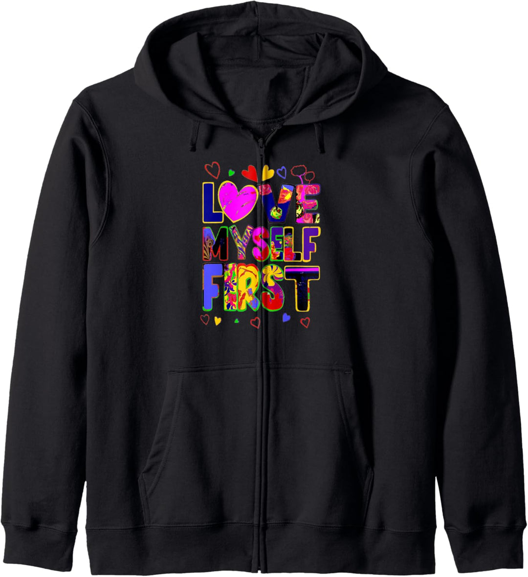 LIEBE MUCH FIRST Design 2 Kapuzenjacke