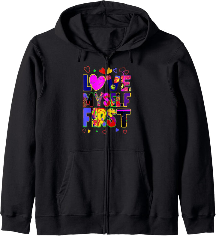 LIEBE MUCH FIRST Design 2 Kapuzenjacke