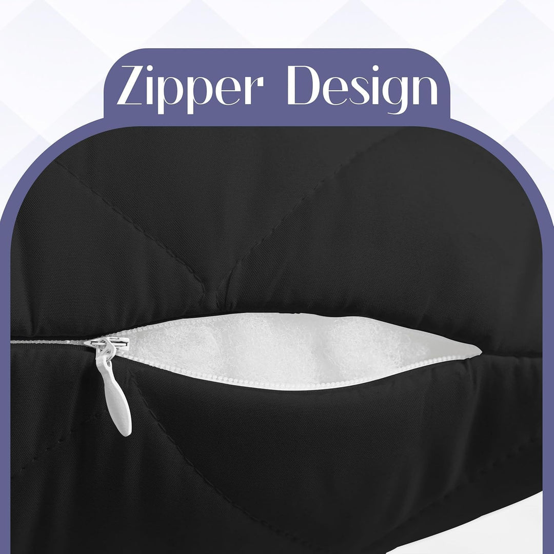 Utopia Bedding gestepptes Körperkissen, 40x145 cm Schwangerschafts und Umstandskissen, Seitenschläfe