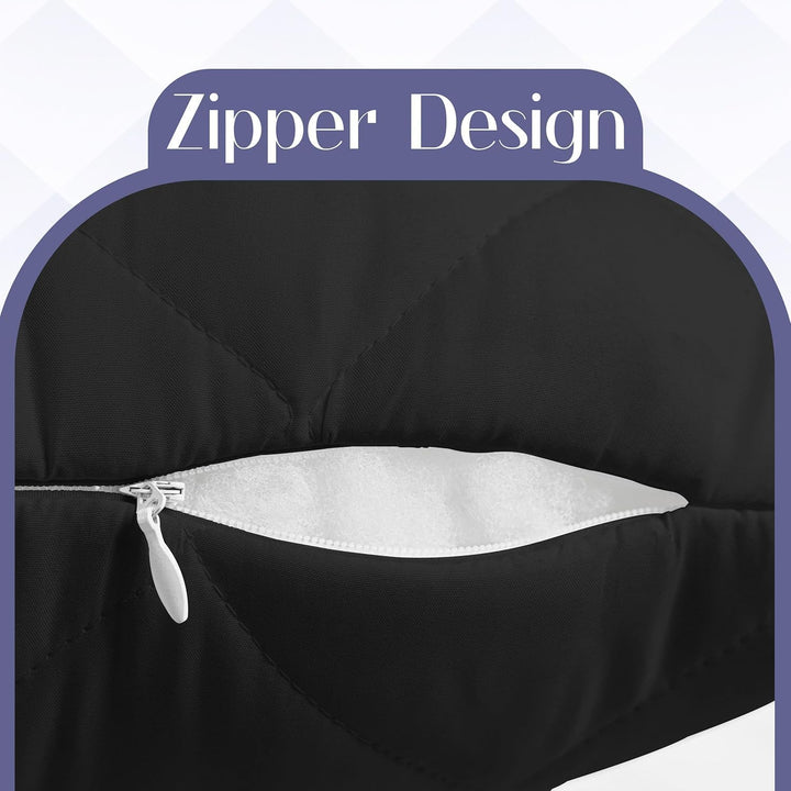 Utopia Bedding gestepptes Körperkissen, 40x145 cm Schwangerschafts und Umstandskissen, Seitenschläfe