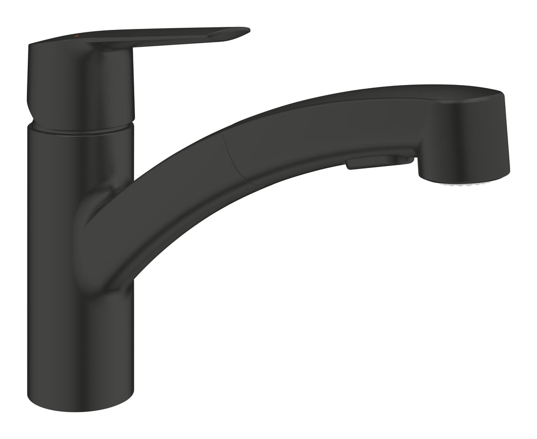GROHE Start - Einhand-Spültischbatterie (Schwenkbereich 90°, Laminarstrahl/SpeedClean Brausestrahl,