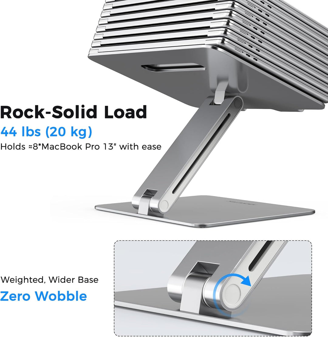 AboveTEK Laptop Ständer, Notebook Ständer mit Verstellbar Multi-Winkel, Laptopständer für MacBook Pr