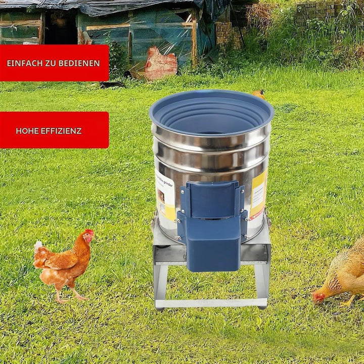 550W 220V Gemüseschneider Futterhäcksler Grünfutterschneider Edelstahl