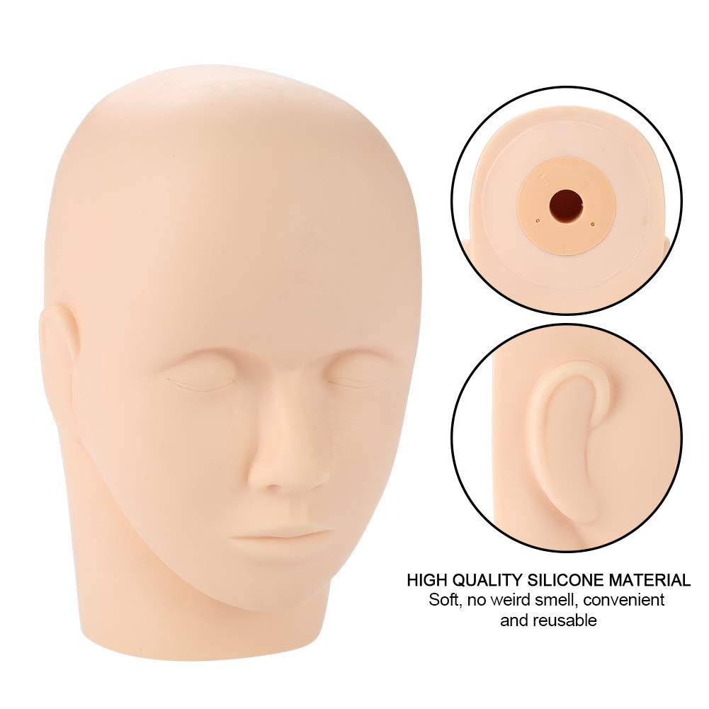 Ästhetik Mannequinkopf, Lash Mannequinkopf, Übungsschulungskopf, Übungsschulungskopf Kosmetik Manneq