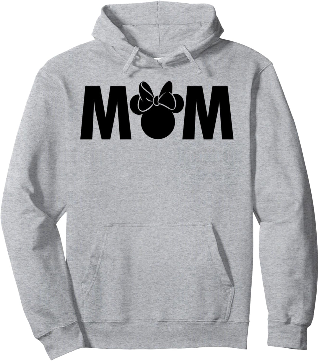 Disney Mickey And Friends Minnie Mom Text Pullover Hoodie