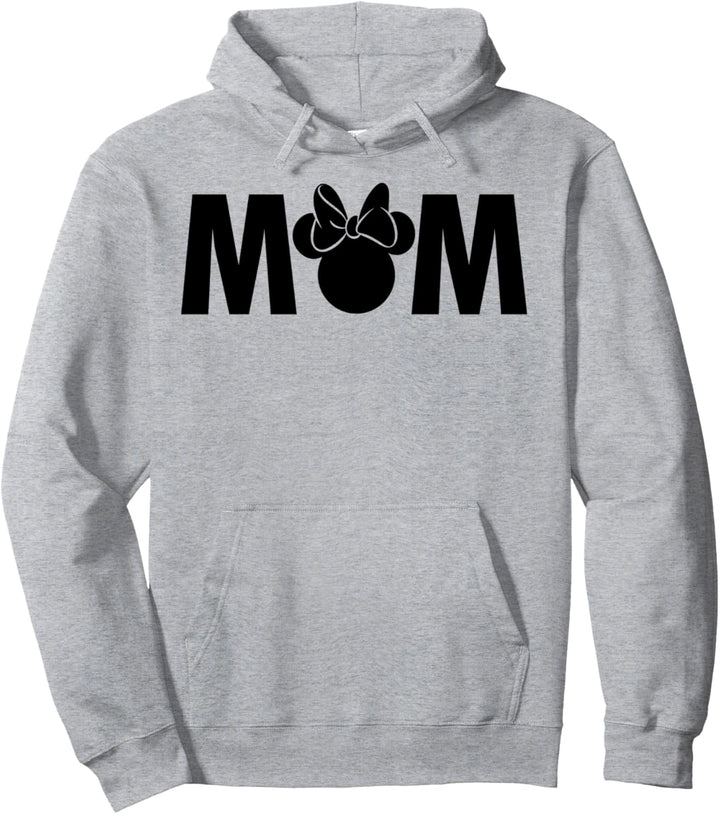 Disney Mickey And Friends Minnie Mom Text Pullover Hoodie