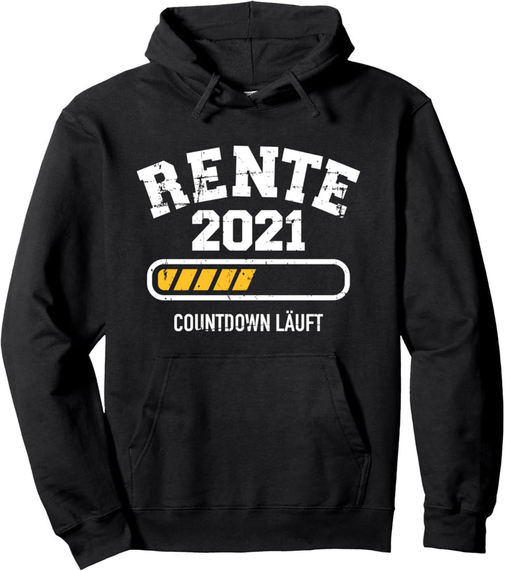 Rente 2021 Countdown lädt Pullover Hoodie