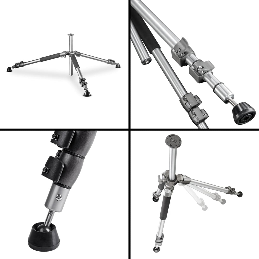 Walimex WAL-6702 Pro-Stativ (156 cm) ohne Stativkopf, ohne Stativkopf