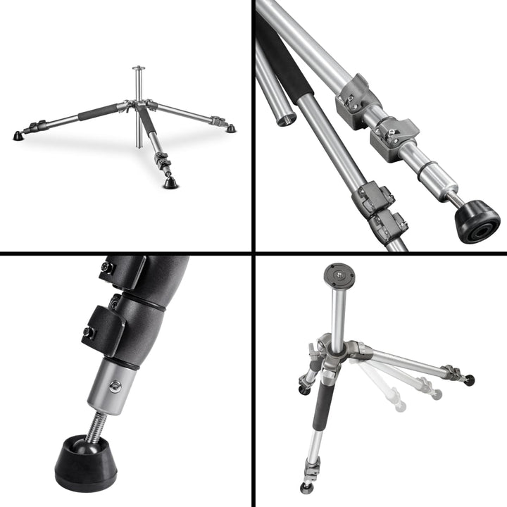Walimex WAL-6702 Pro-Stativ (156 cm) ohne Stativkopf, ohne Stativkopf
