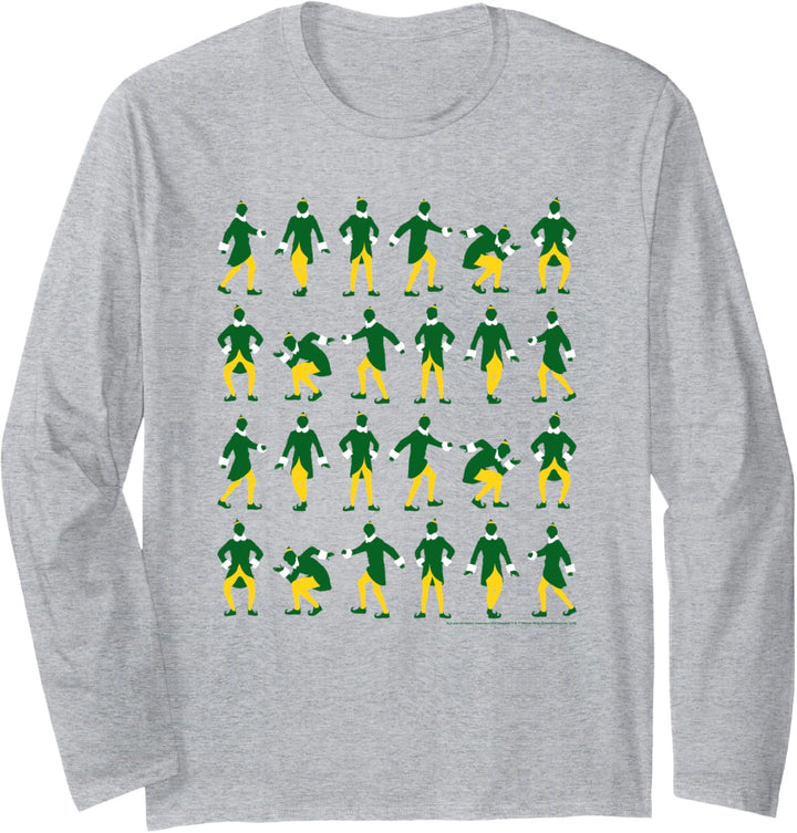 Elf Elf Poses Weihnachten Langarmshirt