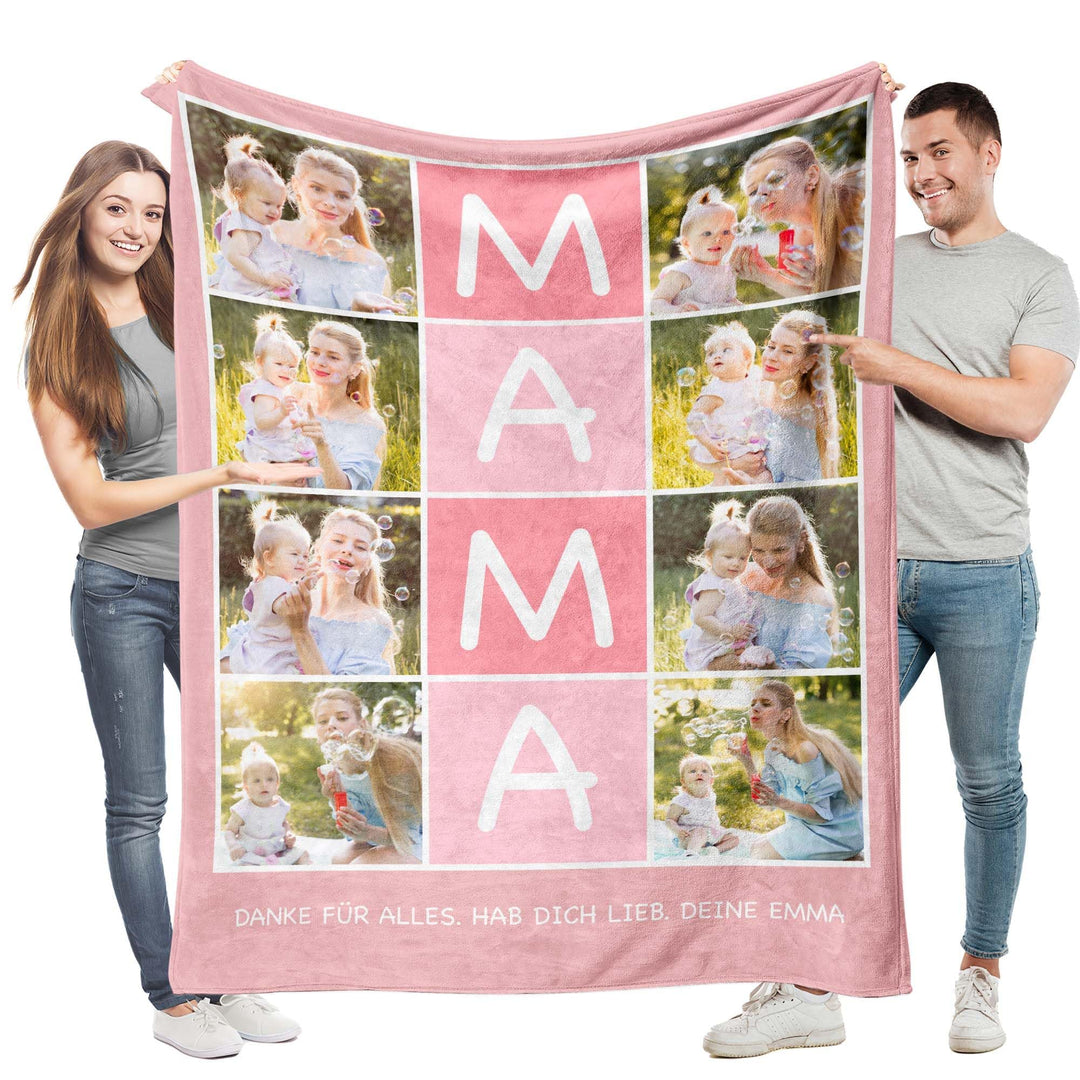 Easycosy personalisierte Decken für Paare Geschenke Benutzerdefinierte Bild, Foto Decke für Freundin