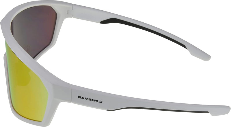 Gamswild WS5838 Sonnenbrille Sportbrille Skibrille Fahrradbrille Unisex Shield Herren Damen | blau |