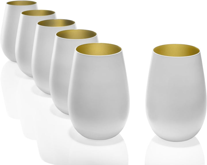 Stölzle Lausitz 3520012EL086 ELEMENTS Becher, Kristallglas, 465 milliliters, 6er pack