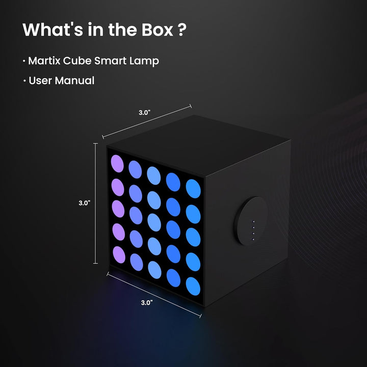 Yeelight Cube Smart Lamp – Light Gaming Cube Matrix – Rooted Base