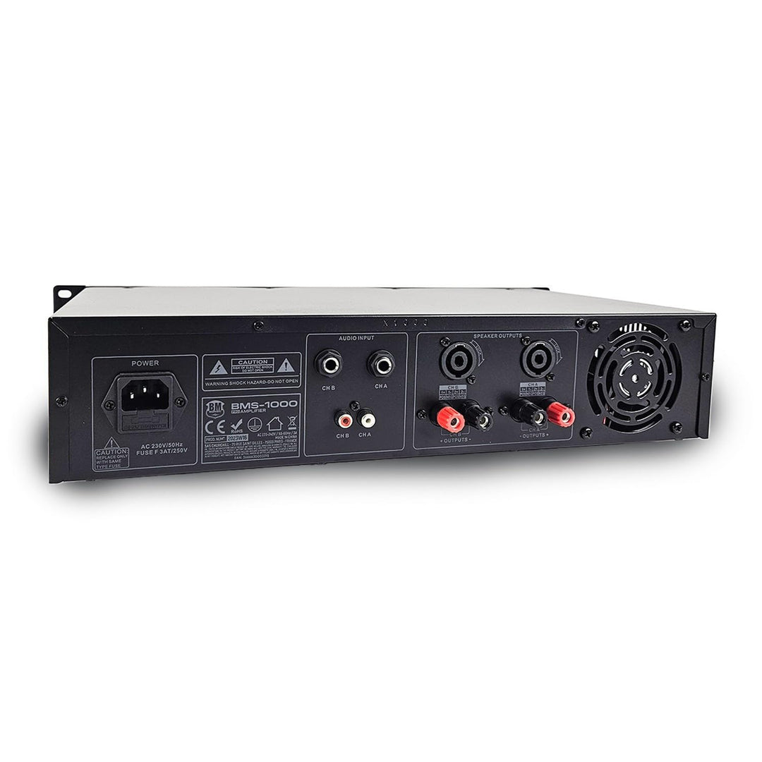 Verstärker DJ – BM Sonic BMS-3000 – 2 x 1500 W – MOSFET-Technologie mit kontinuierlicher Belüftung 3
