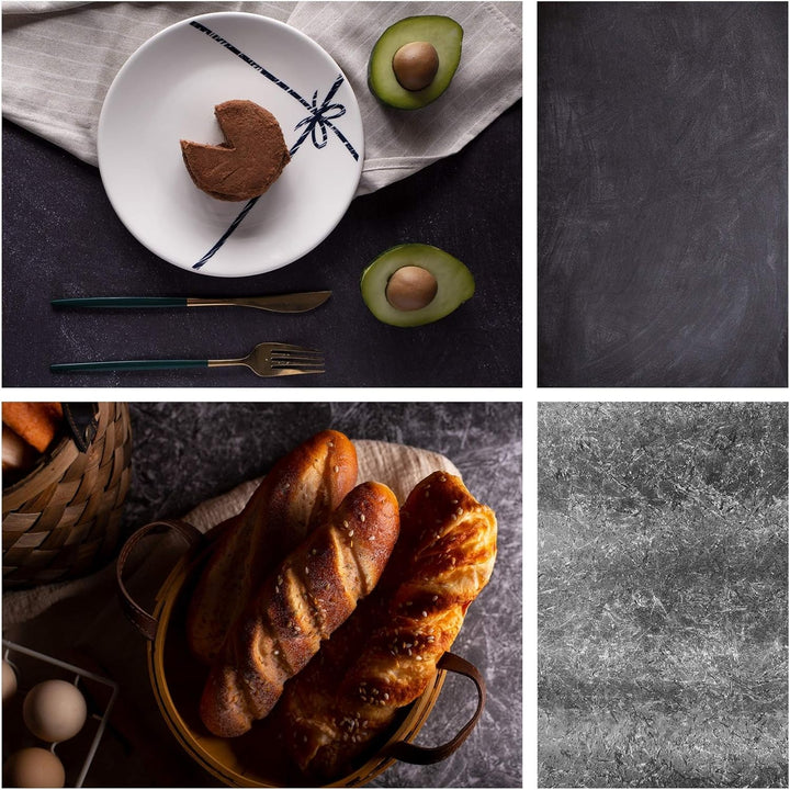Selens 2 in 1 Hintergrund Fotografie Food Backdrop 56x88cm, Flat Lay Tischplatte Doppelseitiger Hint