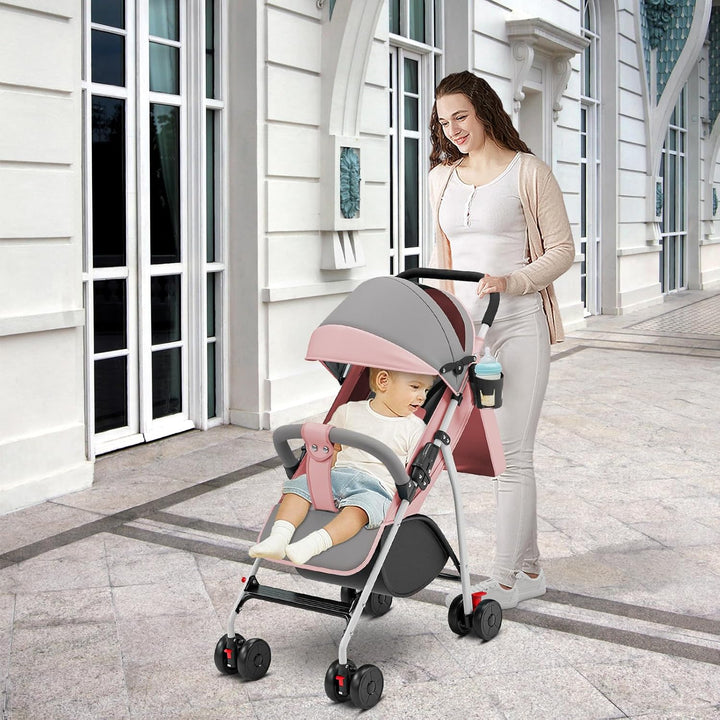 Kinderwagen für Kinder ab 6 Monaten, Sitzen/Liegen, verstellbarer Gurt, lockern zum Liegen, Anziehen