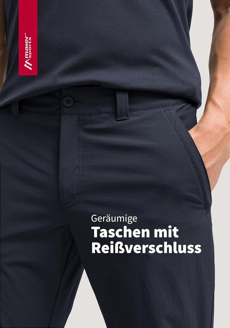 Maier Sports Herren Outdoorhose Nil, funktionale Wanderhose, atmungsaktive Trekking-Hose mit Rollup-