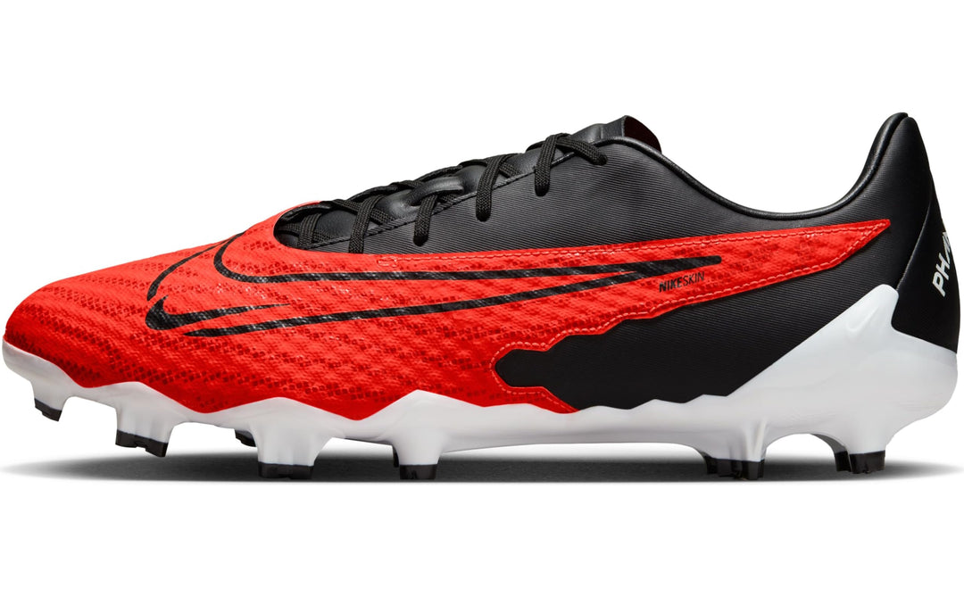 Nike Herren Phantom Gx Academy Fg/Mg Sneaker 39 EU Bright Crimson Black White, 39 EU Bright Crimson