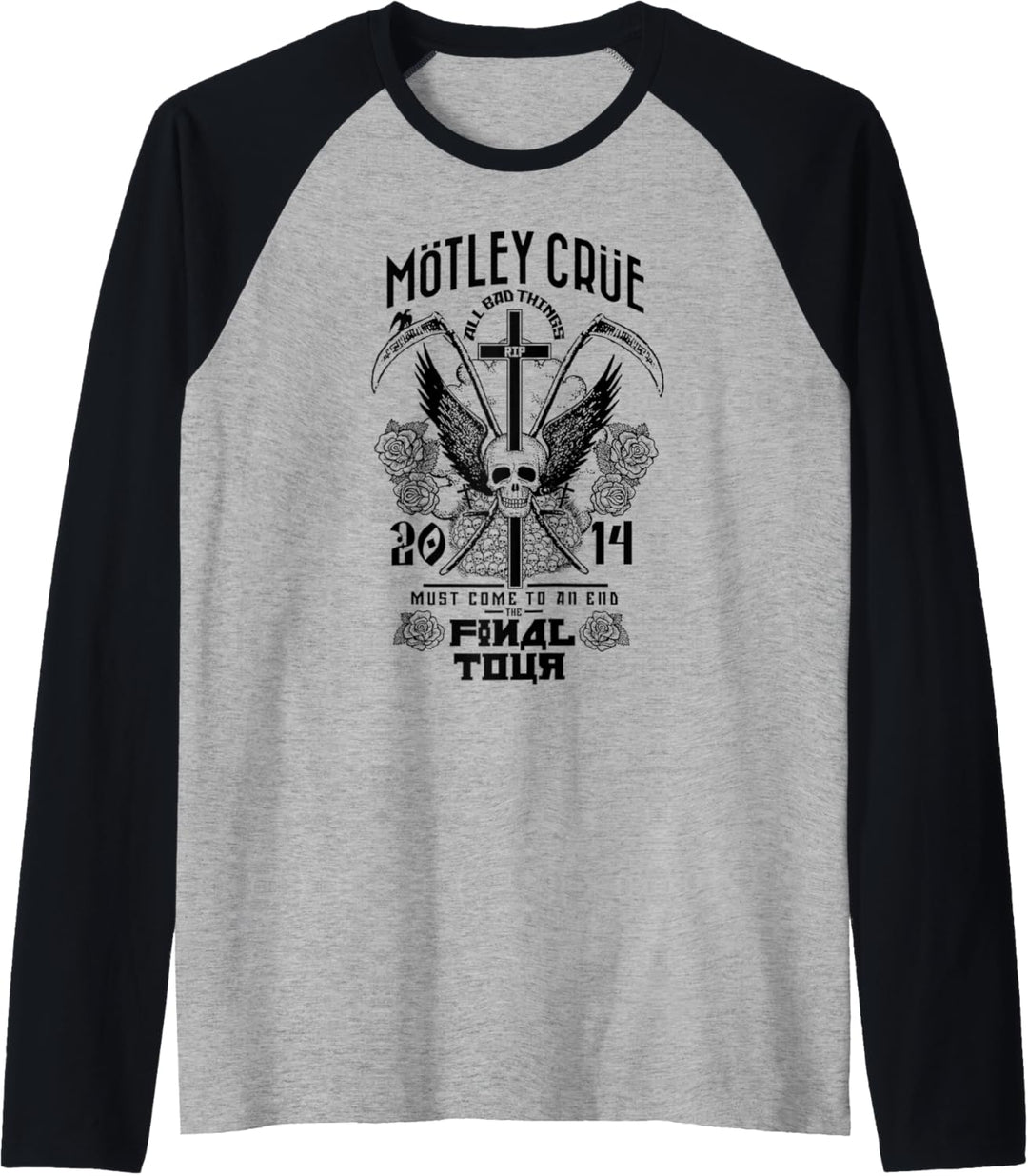 Mötley Crüe – All Bad Things Must Come To An End Final Tour Raglan