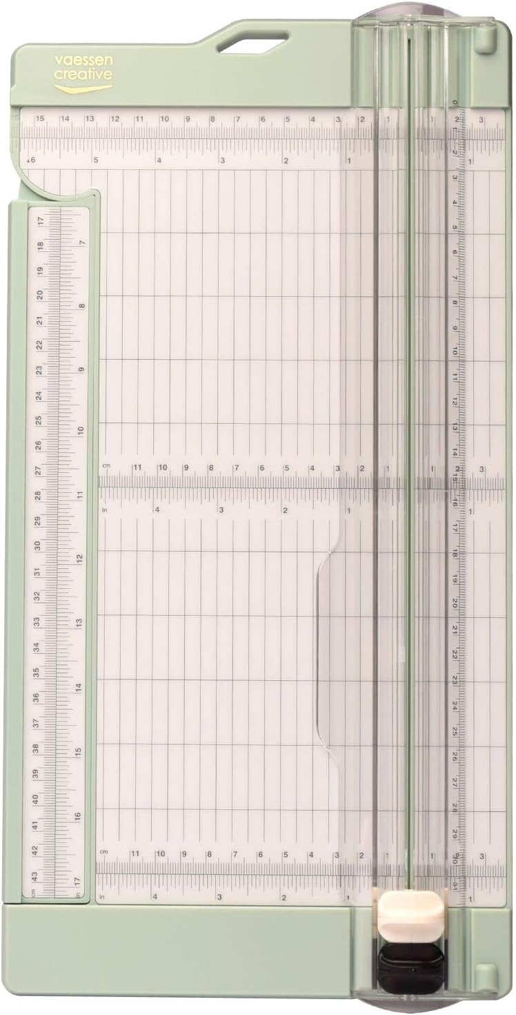 Vaessen Creative Score Easy Grosses Mehrzweck Falzbrett Cm Minze & Papierschneider Mit Falzbrett 15x