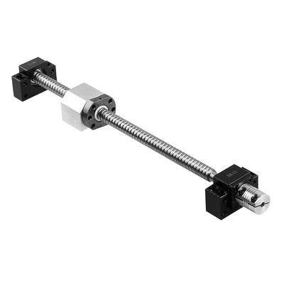 CNCMANS Linearführung SBR20 Linearschiene 800mm Gleitschiene Welle mit 4x SBR20UU Lagerblock + SFU16