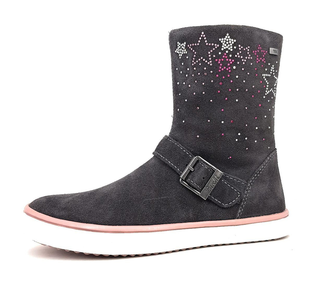 Lurchi Mädchen Solea-tex Halblange Stiefel 24 EU Charcoal, 24 EU Charcoal