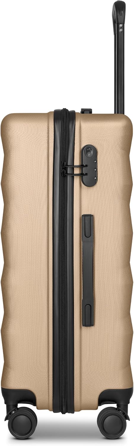 Smartbox Hartschalen Check-in Koffer für Damen &amp; Herren | Mittelgrosser M Trolley 43 x 27 x 65 cm au