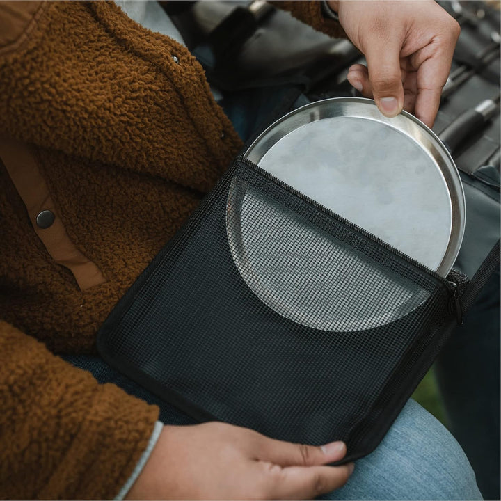 Solo Stove Mesa XL Accessorie-Set | Inkl. 4 Mini-Röstspiesse aus Edelstahl + Ablagen, Pellet Schaufe