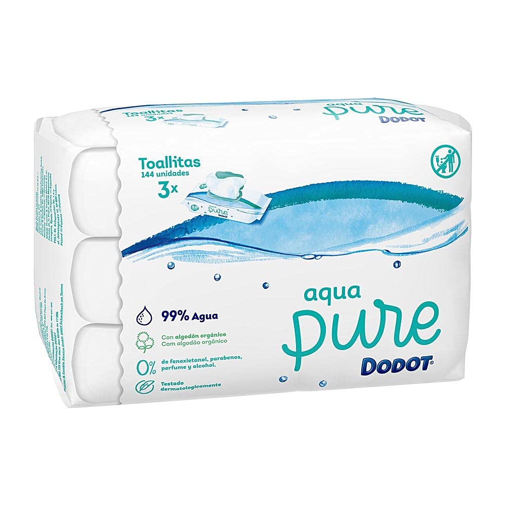 Dodot Toall Pure 144Rec Tapa3X48
